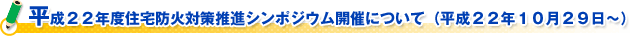 平成２２年（１月～１２月）における火災の概要