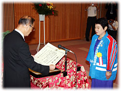 千葉とき子会長