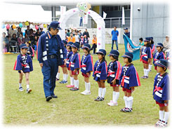 通常点検（宮原慈光保育園幼年消防クラブ）